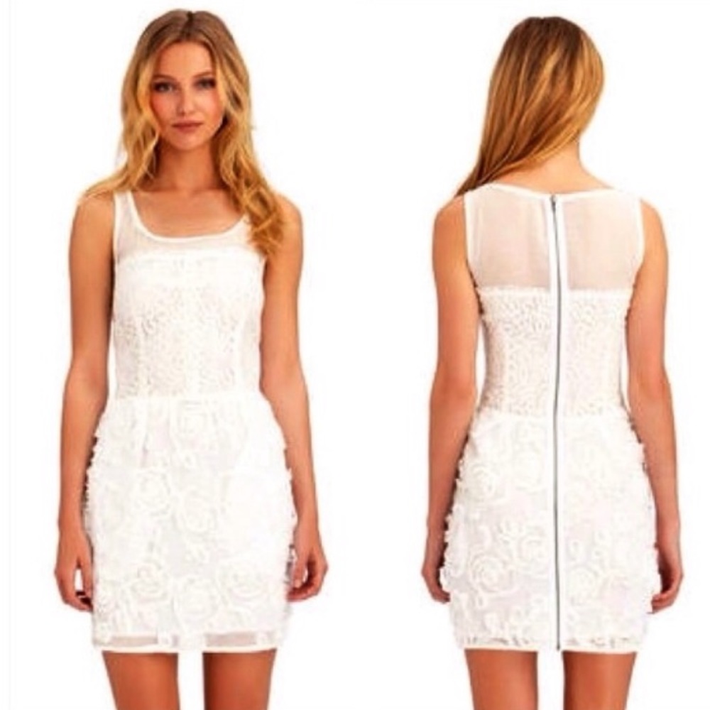 *HOST PICK* RACHEL by Rachel Roy Lace Florette Mini Dress